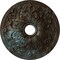 Ekena Millwork Jamie Ceiling Medallion (Canopies up to 3 7/8"), 23 5/8"OD x 3 7/8"ID x 2 1/8"P, Bronze Blue Patina CM23JABBS - alternate 1